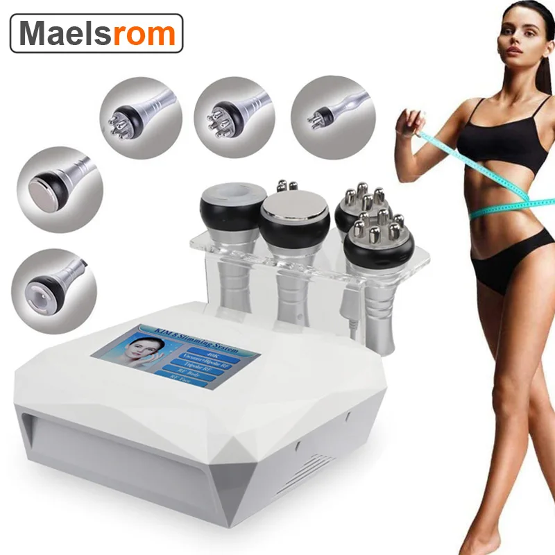 

New 5 in 1 Body Shaping Massager Multipolar RF Ultrasonic 40K Cavitation Fat Burning Cellulite Removal Face Lifting Spa Salon