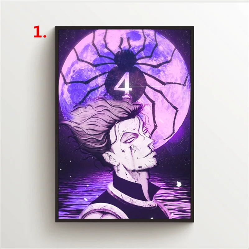 

Classic Anime Wall Art Living Room Decor Hunter X Hunter Hisoka Morow Canvas Painting Nordic Poster Prints Japan Wall Pictures