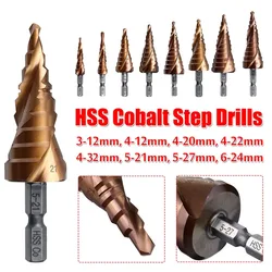 M35 5% Cobalt Step Drill Bit 1/4