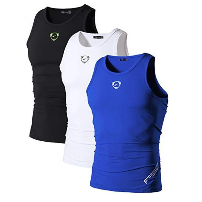 Jeansian 3 Pack 스포츠 탱크 탑 탱크 탑 민소매 셔츠 달리기 Grym 운동 휘트니스 LSL3306 PackA