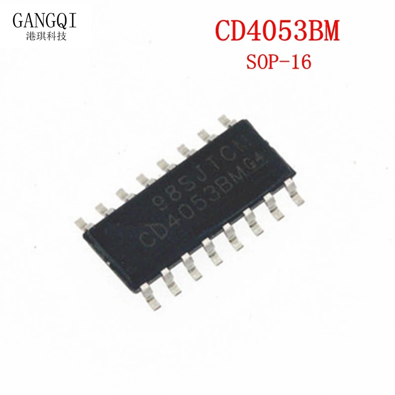 10PCS CD4053 CD4053M CD4053BM SOP-16 SMD New Spot IC