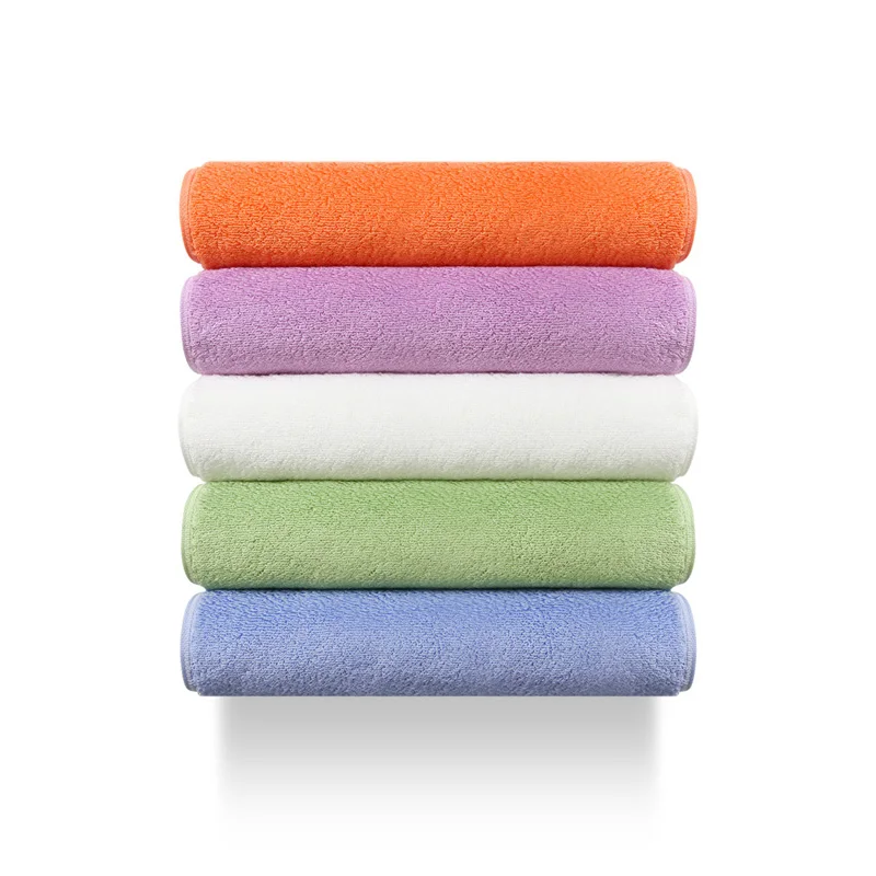 ZSH Polyegiene Antibacterical Towel Young Series 100% Cotton 5 Colors Highly Absorbent Bath 34*34cm Face Hand Towel