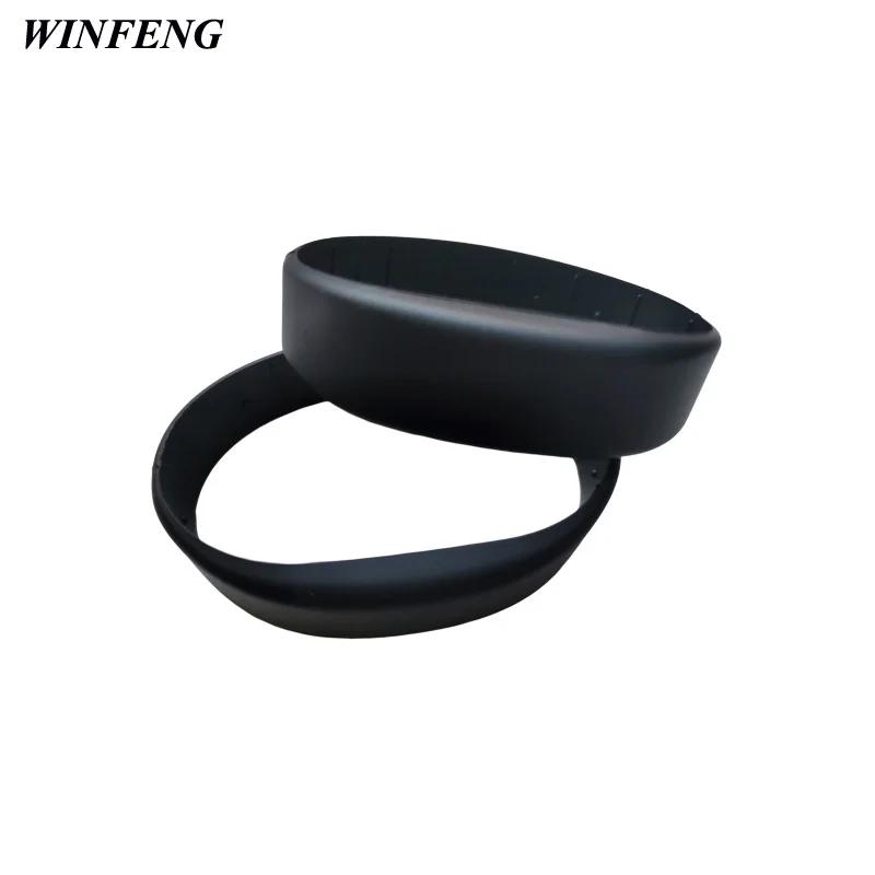 13.56MHZ RFID Silicone Wristband Bracelet Waterproof NFC Tag Wrist Bands MF S50 1K Read Write IC Door Access Control Card