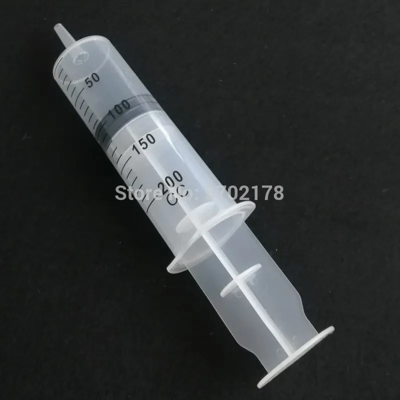 200ml / 150ml reusable large hydroponic plastic nutrition measuring syringe tool cat feeding dispenser