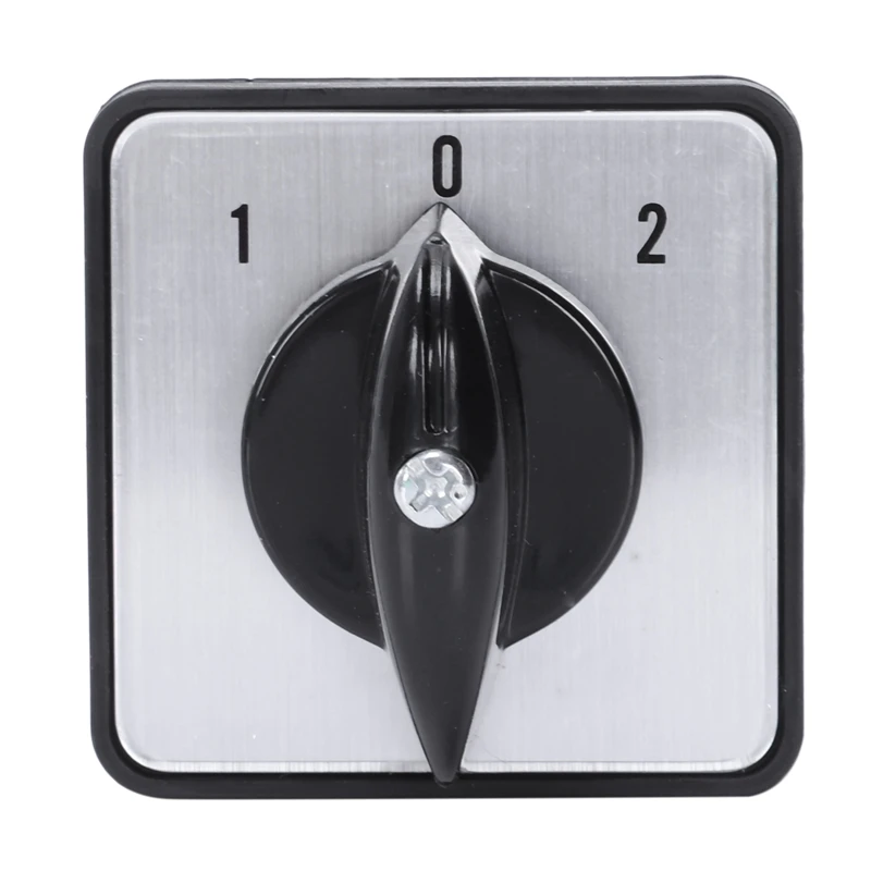 Electric 3 Position 12 Terminals Rotary Cam Changeover Switch 660V 20A