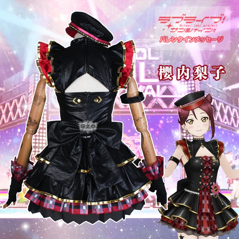 Aime Vivre! Soleil!! Aqours Sakurauchi Riko Matsuura kanan réveillez-vous, Challenger! Uniformes Punk Costume de Cosplay livraison gratuite