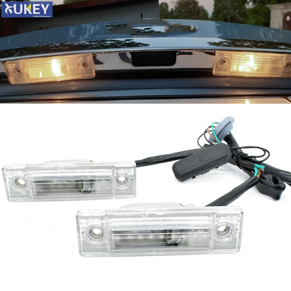 Rear Car License Plate Light Lamp W/ Trunk Release Switch Lock Tailgate Lid Button For Chevrolet Chevy Cruze Orlando 95961097