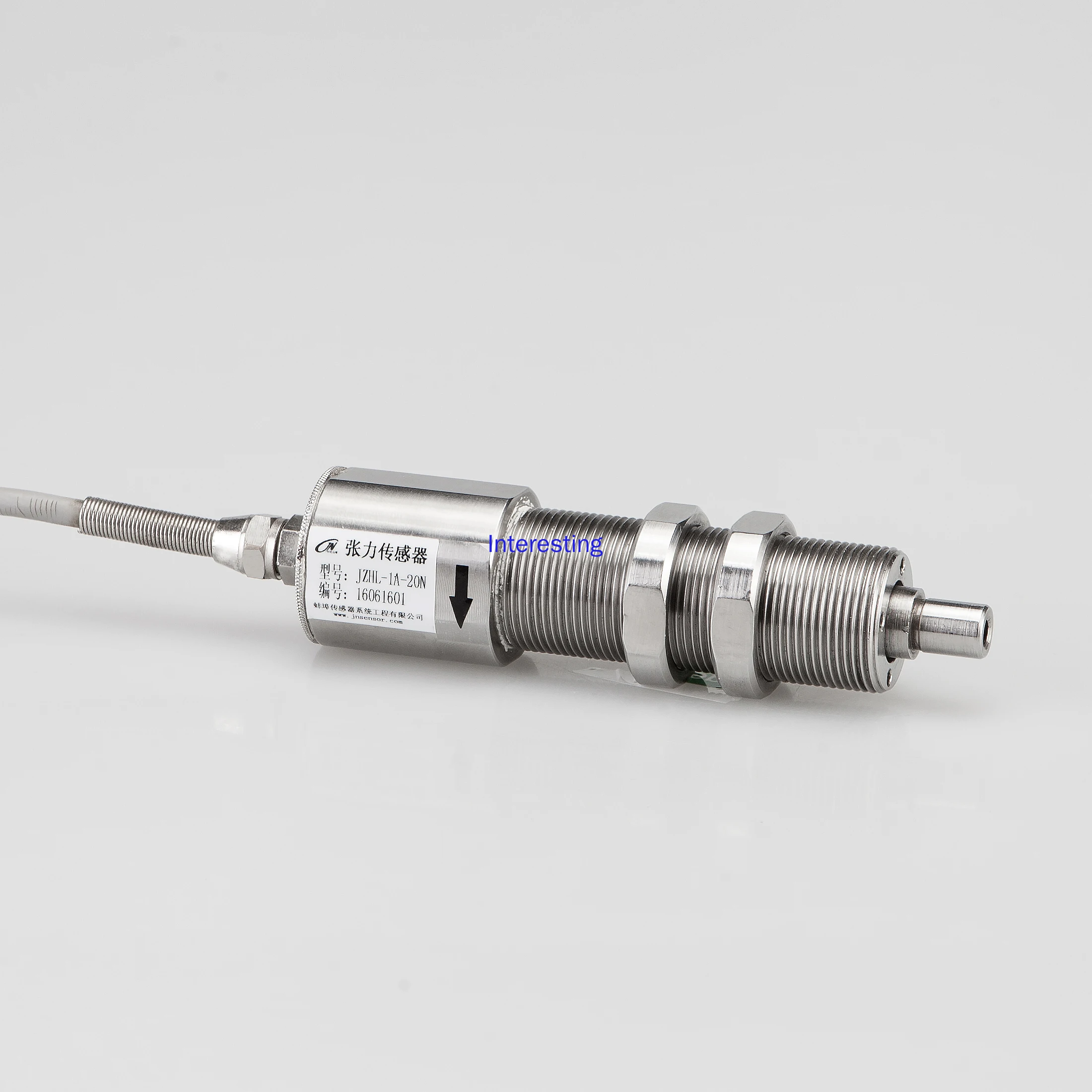 JZHL-L1 Tension Yarn Optical Fiber Soft Steel Wire Rope Force Measuring Tension High Precision Sensor 100N