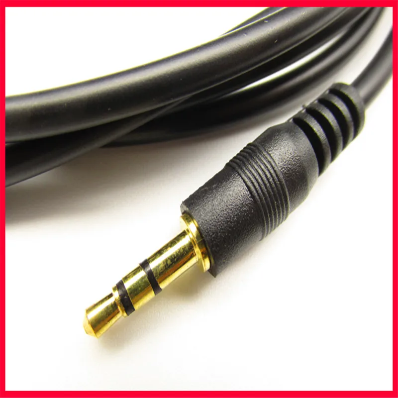 High quality 1.5m audio cable 3.5 male to male audio cable 3.5 to 3.5 pair recording cable