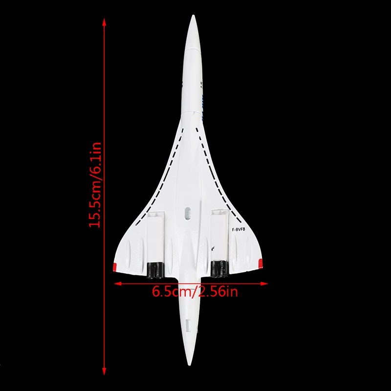 1PC Airplane Model 16cm Air France Concorde Jet Aeroplane Aircraft Model Diecast Metal Plane Airplanes Kids Toy