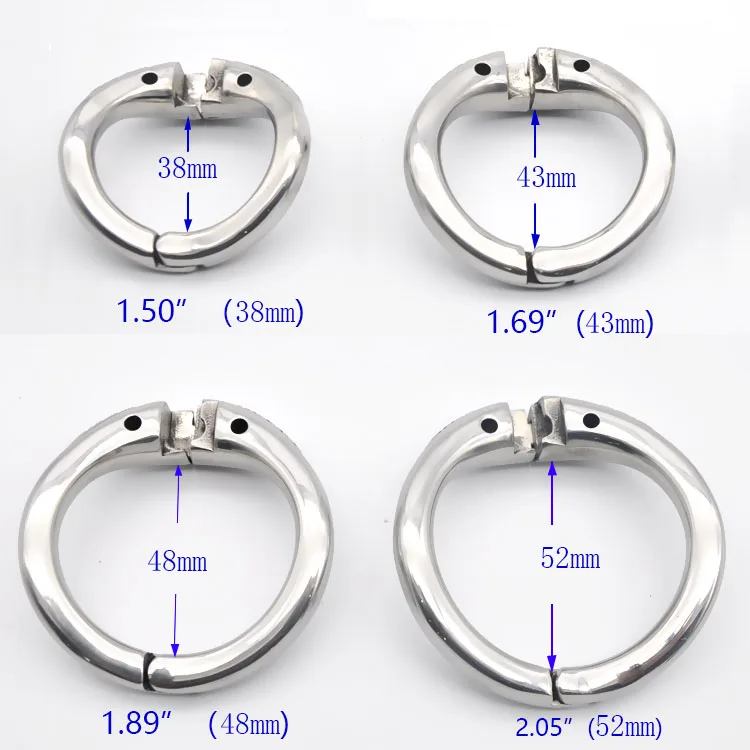 CHASTE BIRD KIDDING ZONE 2020 New Metal Openable Ring Design Male Chastity Device Penis Ring Vent Hole Cock Cage Sex Toys