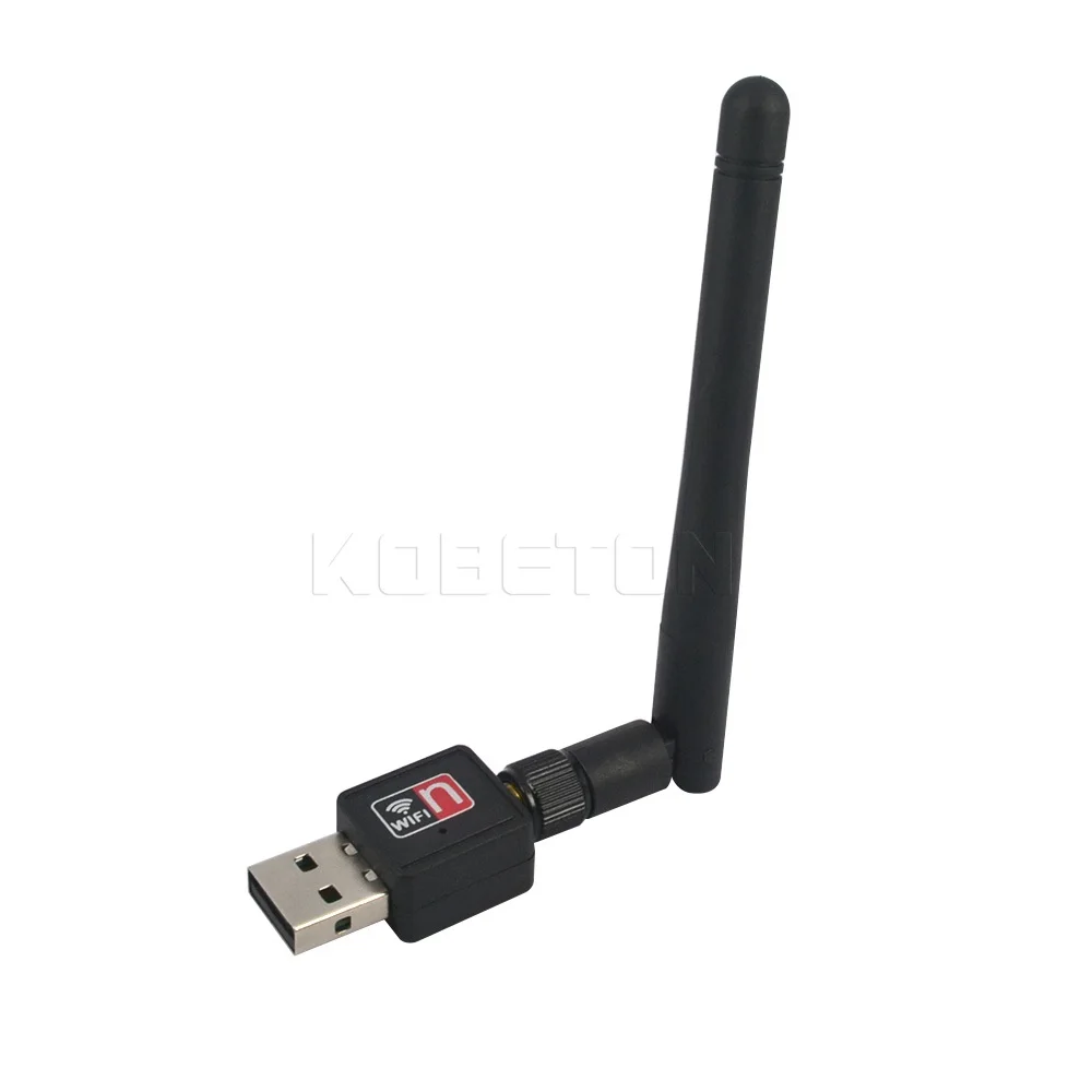 Kebidu MT7601 150Mbps USB Wifi Adapter Wireless Network Card With 2dBi Antenna for DVB-T2 console Freesat V7S V8 Super