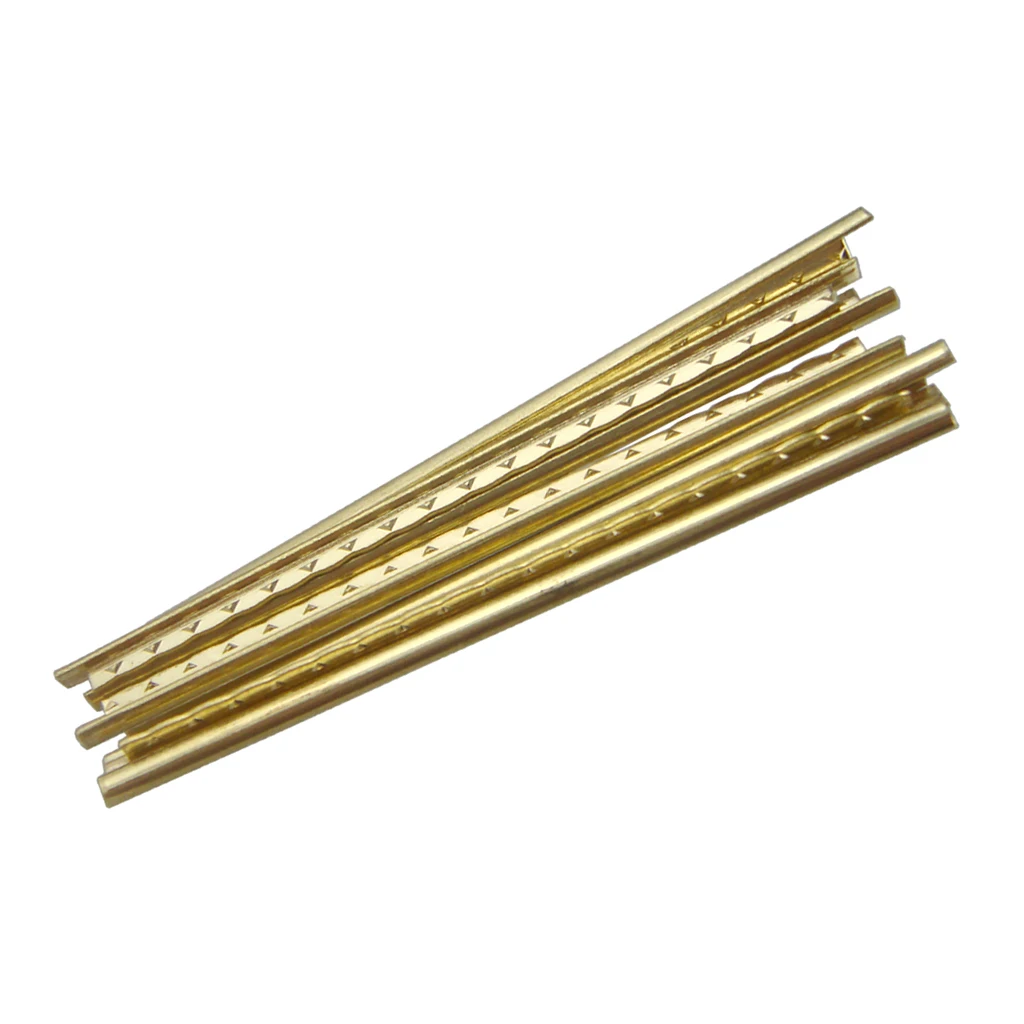 19pcs Brass Classical Guitar 19 Frets Fretwire Fretboard Wires 2.2mm Golden