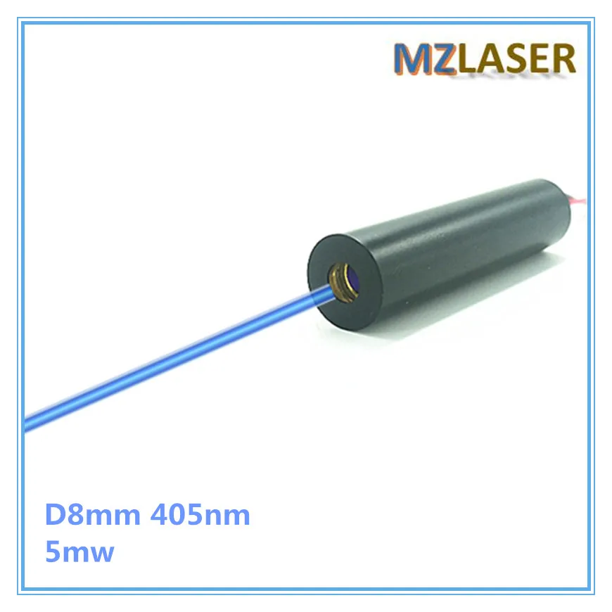 8mm405nm10mw Dot Laser Module Blue-violet Laser UV Curing Laser