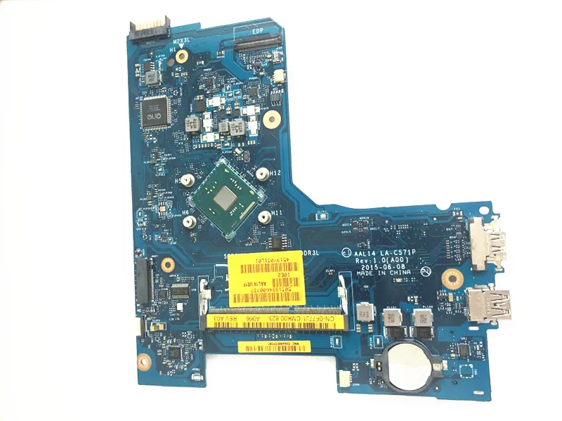 Placa base LA-C571P para Dell 15 5000 5552, CN-0F77J1 0F77J1 06KW6N con cpu N3700 integrado