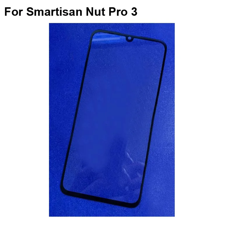 2PCS For Smartisan Nut Pro 3 Front LCD Glass Lens touchscreen Pro3 DT1901A Touch screen Panel Outer Screen Glass without flex