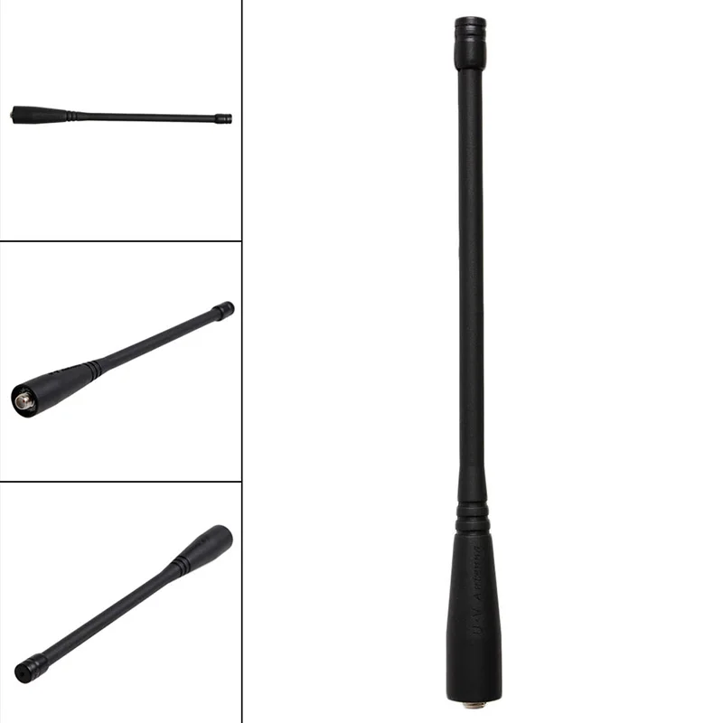 Antena dual band vhf/uhf, antena para rádio de duas vias