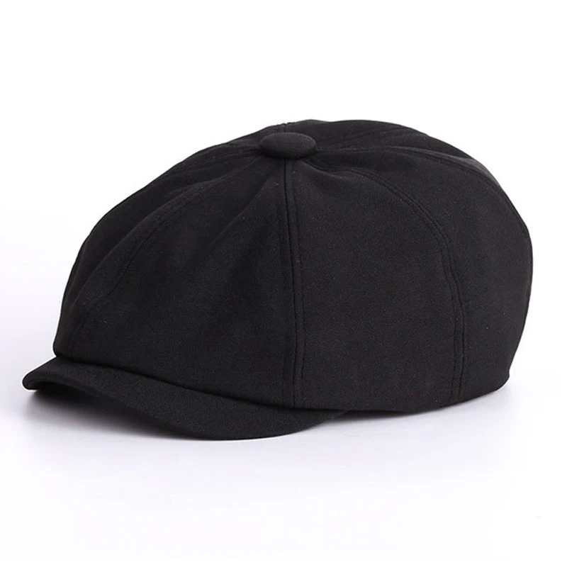 

Solid Color Leisure Berets Cap Leisure Berets Cap Man And Womens Monochrome Outdoor Shade Painter Hat/Short Visor Peaked Cap