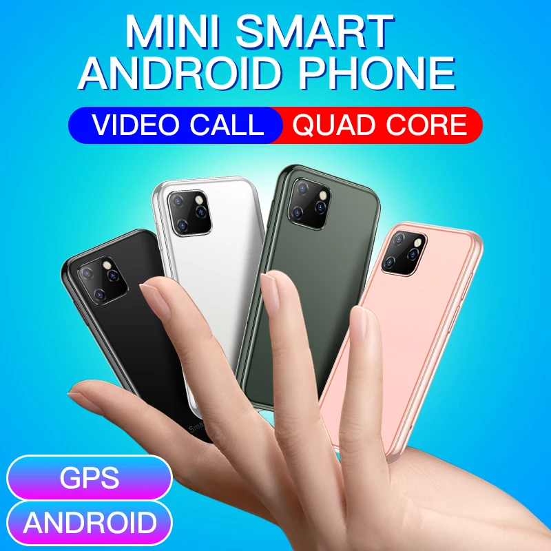 Imagem -03 - Mini Android 6.0 Celulares com Vidro 3d Slim Cute Smartphone Mercado do Google Play Câmera Corpo hd Dual Sim Quad Core Soyes Xs11