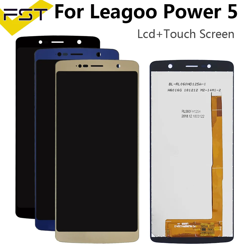 

5.99''For Leagoo Power 5 LCD Display+Touch Screen Digitizer Assembly For Power5 Repair Parts+Tools+Adhesive