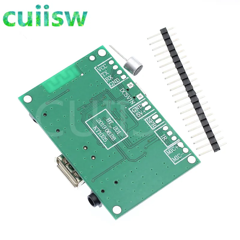 BT201 Dual Mode 5.0 Bluetooth Lossless Audio Power Amplifier Board Module Tf Card U Disk Ble Spp Serial Port Transparent Trans