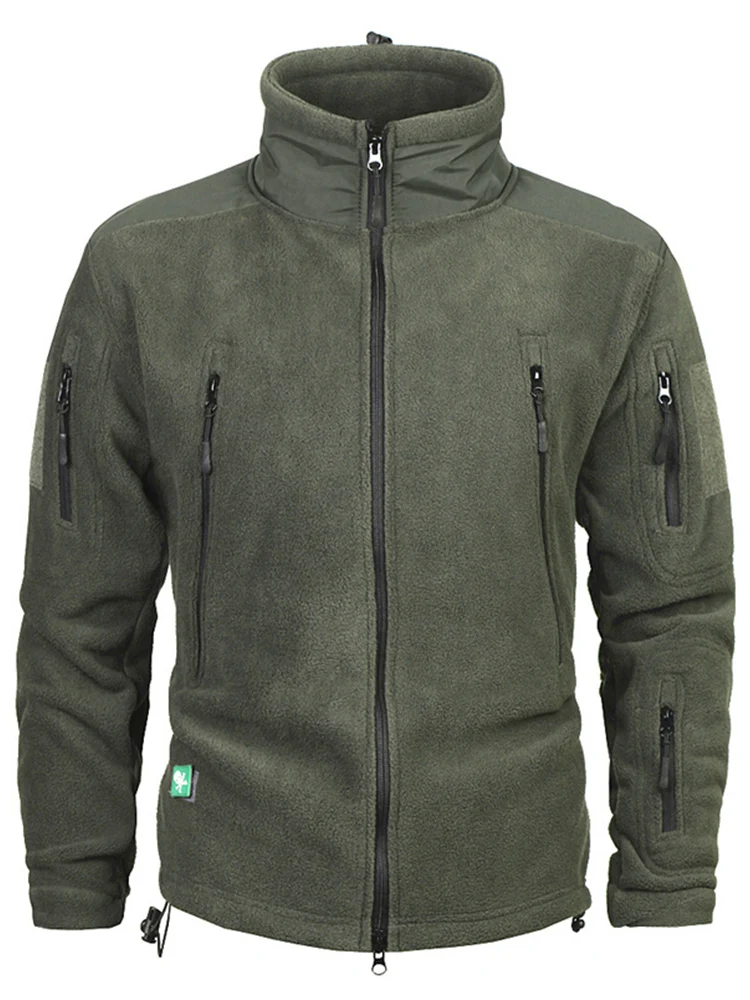 Odzież męska jesienno-zimowa polarowa kurtka wojskowa softshell odzież dla mężczyzn softshell styl wojskowy kurtki — zdjęcie 2