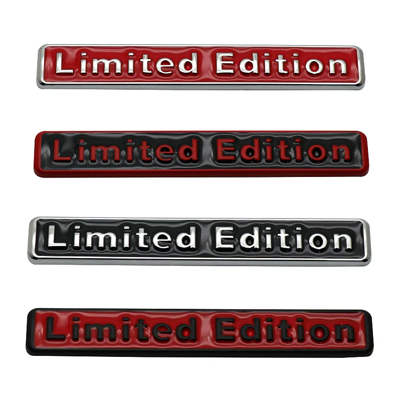 3D Metal LIMITED EDITION Emblem Badge Car Sticker Decal Universal for BMW Audi Honda Kawasaki Suzuki Opel Hyundai Ford