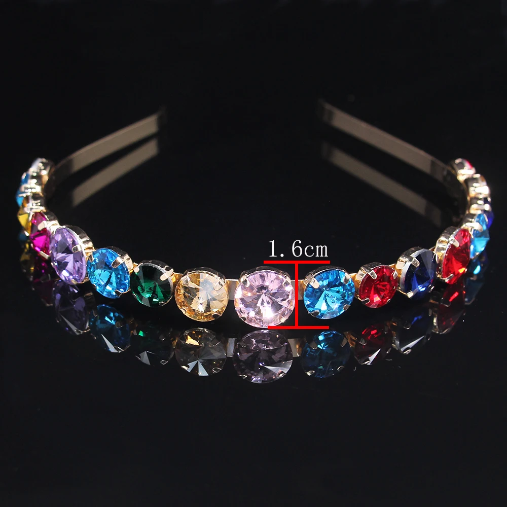 AINAMEISI Princess Crystal Hairband Lady, Girl Wedding Accessories Glass Bridal Hairband Fashion Hair  Jewelry