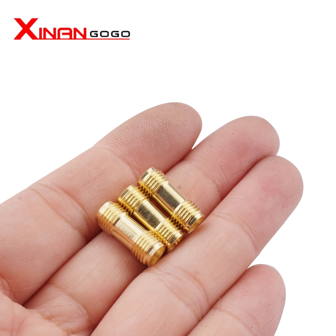 2Pcs SMA to SMA Female RF Coaxial SMA Adapter RF Coax Coupling Nut barrel Connector Converter For WIFI 4G Antenn