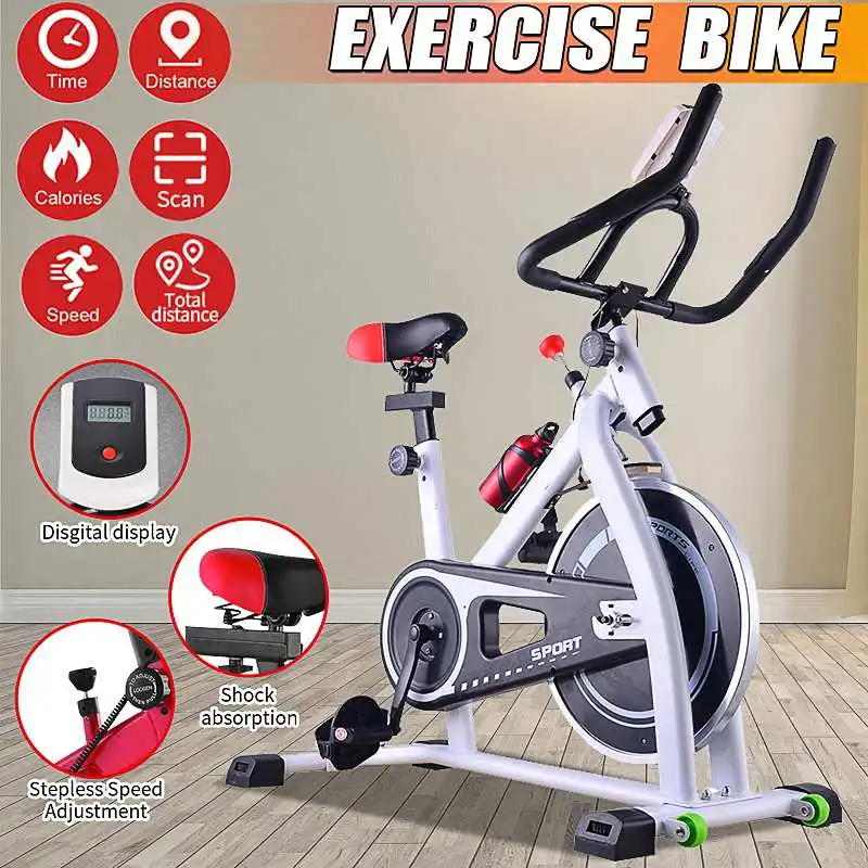 

Static Bicycle Exercise Bike Indoor Cycling Bike Cardio Bike Silent Bicycle Cycling Flywheel Home Fitness