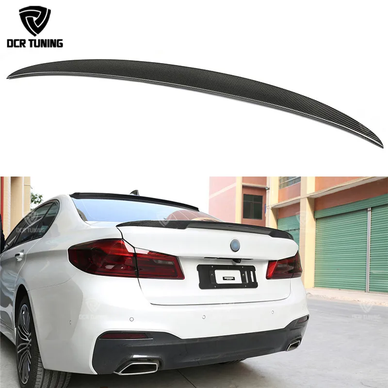 

M Performance For BMW 5 Series G30 Spoiler 530i 540i Carbon Fiber Rear Trunk Spoiler Wings F90 M5 Rear Spoiler Carbon 2017 - UP