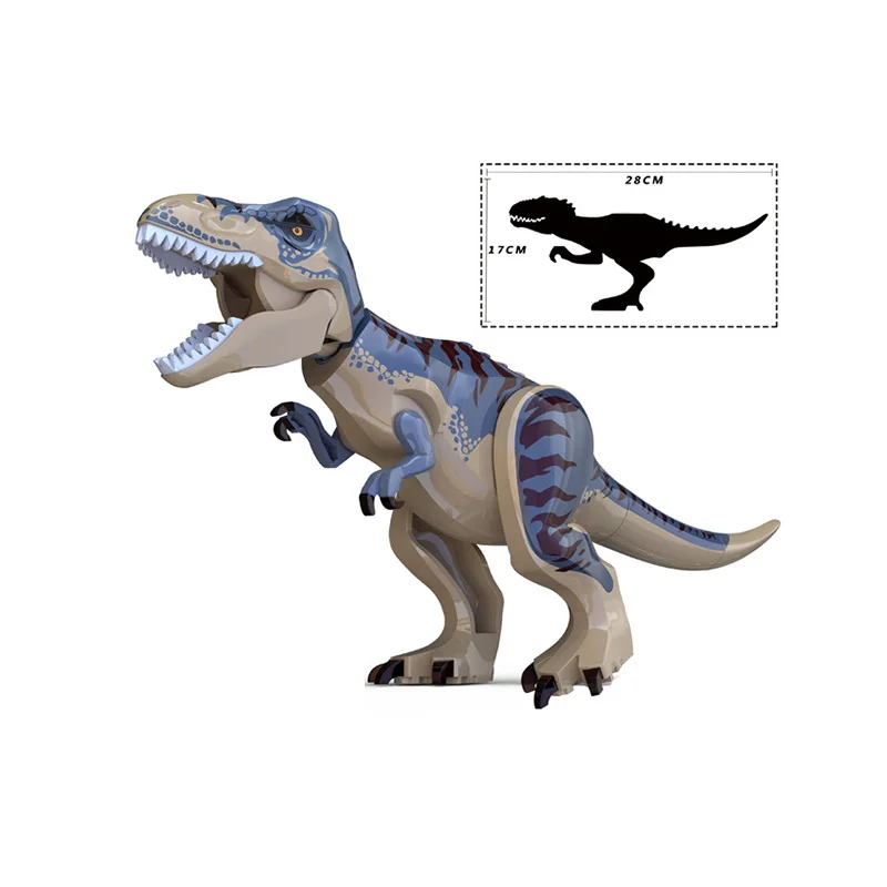 Jurassic World Dinosaurs Building Blocks, Bricks Figuras, Baryonyx, Tyrannosaurus Rex, Indominus Rex, I-Rex, Montar Brinquedos Infantis