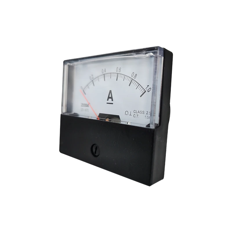 1PC 670-A 1A 5A 10A 15A DC Direct Analog Meter Panel Gauge DC AMP Current Meter 70*60MM Amperimetros Pointer