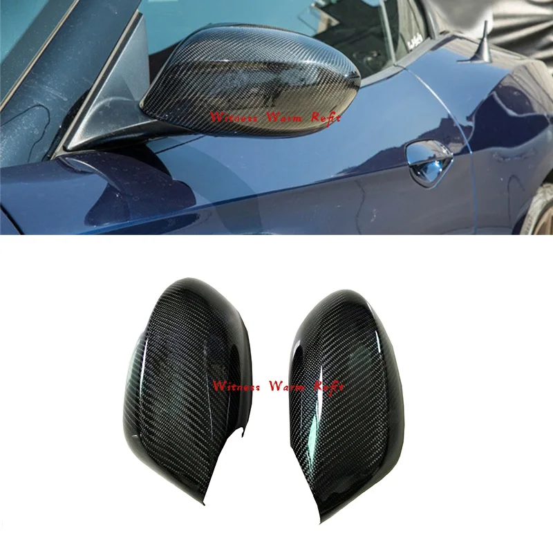 E89 Car Carbon Fiber Stick-on Rearview Mirror Cover Car Styling for Bmw Z4 E89 Body Kit 2009-2016