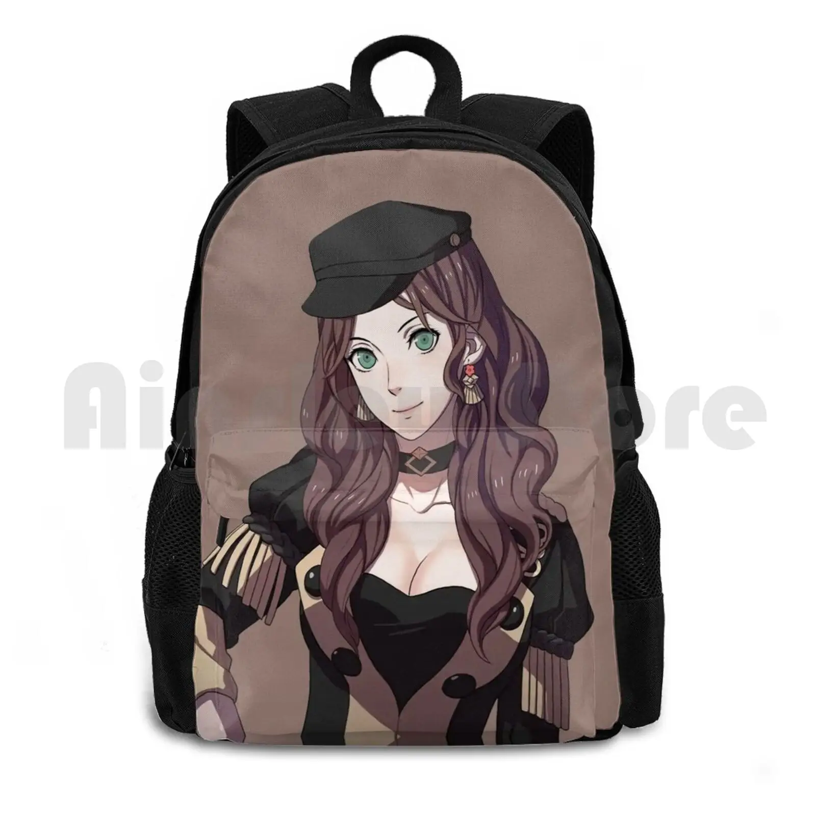 

Dorothea-Fire Emblem Three Houses Outdoor Hiking Backpack Riding Climbing Sports Bag Fire Emblem Fire Emblem Three Houses Black