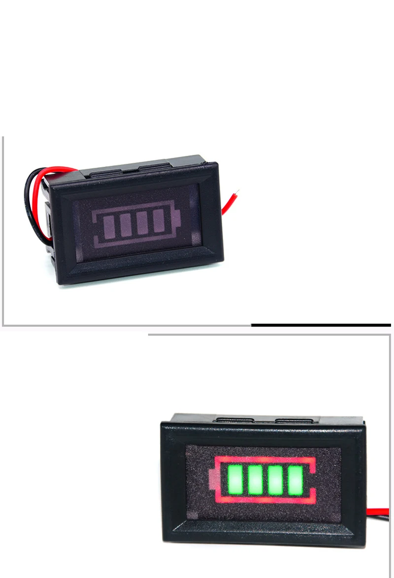 DC 12V 24V 36V 48V 60V Battery Capacity LED Display Power Indicator 2S 3S 4S 7S 8S 10S 16S Lifepo4 lead-acid Li-ion lithium CAR