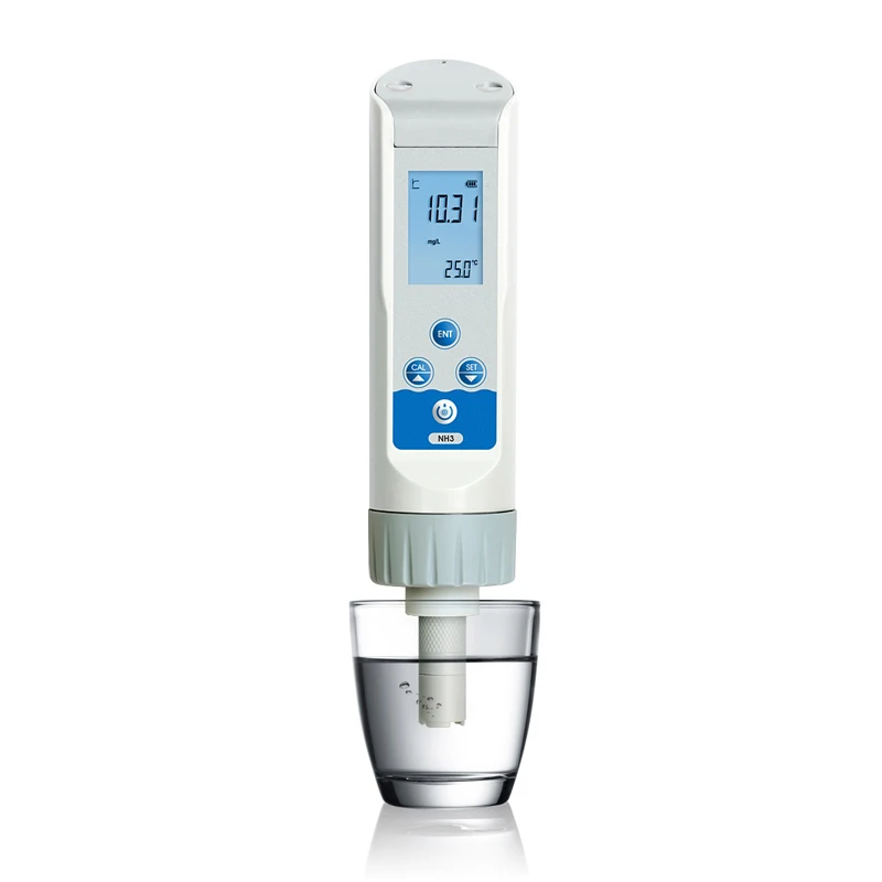 

pocket Ammonia Meter NH3 Tester pen type handheld portable simple operation easy maintenance replaceable membrane