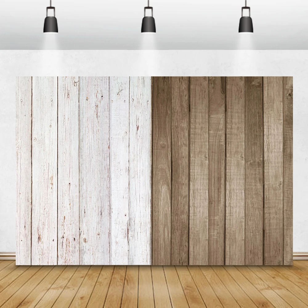 Vinyl Wood Backgrounds For Photography Colorful Hardwood Planks Baby Pet Doll Food Portrait Party Photo Backdrop For Photo Shoot image 3