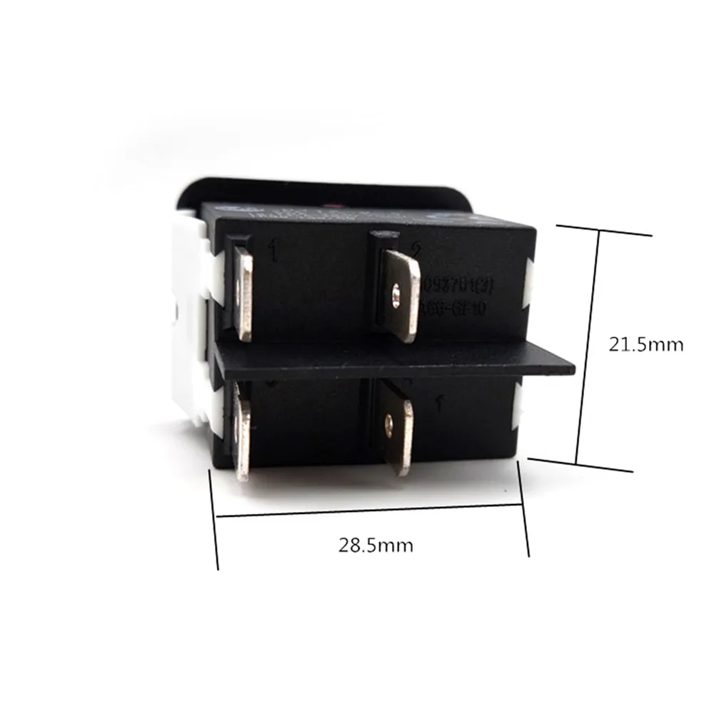 Sostituzione 1pc KEDU /HY accensione Off interruttore a bilanciere pulsante 4 Pin IP55 T85 HY12-9-4 accessori di riparazione