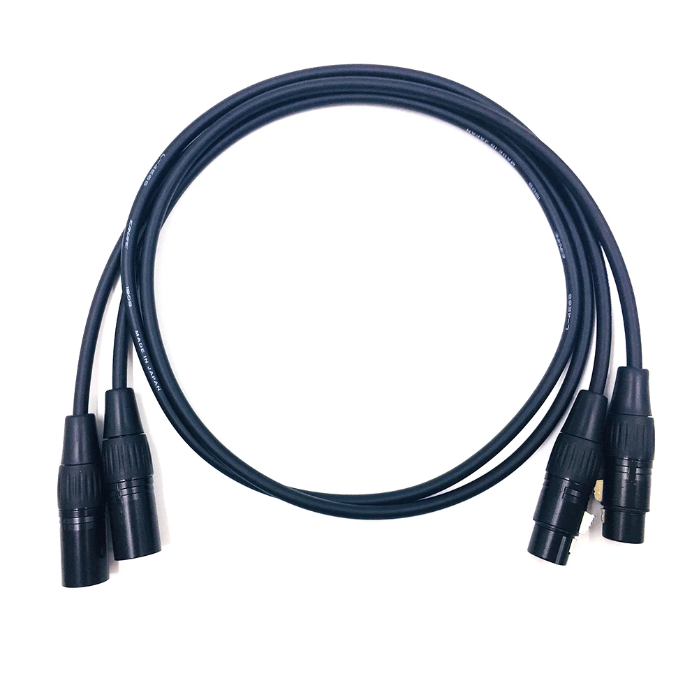Haldane par xlr balacné cabo de áudio 3pin xlr macho para fêmea amplificador cabo de interconexão com cabo canare L-4E6S 1905