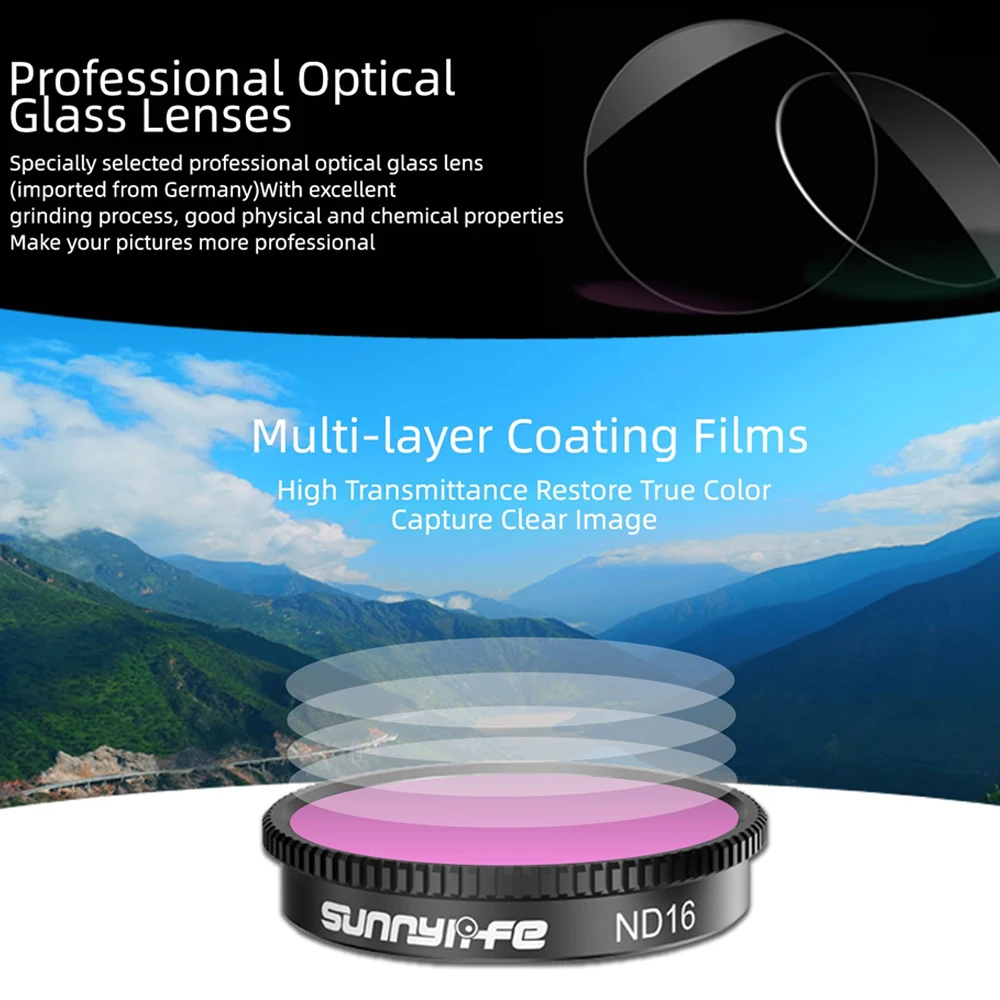 Набор фильтров для объектива Insta360 GO 2 ND4/8/16/32 CPL MCUV ND