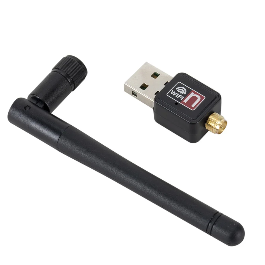 WiFi Wireless Network Card USB 2.0 150M 802.11 b/g/n LAN Adapter with rotatable Antenna for Laptop PC Mini Wi-fi Dongle