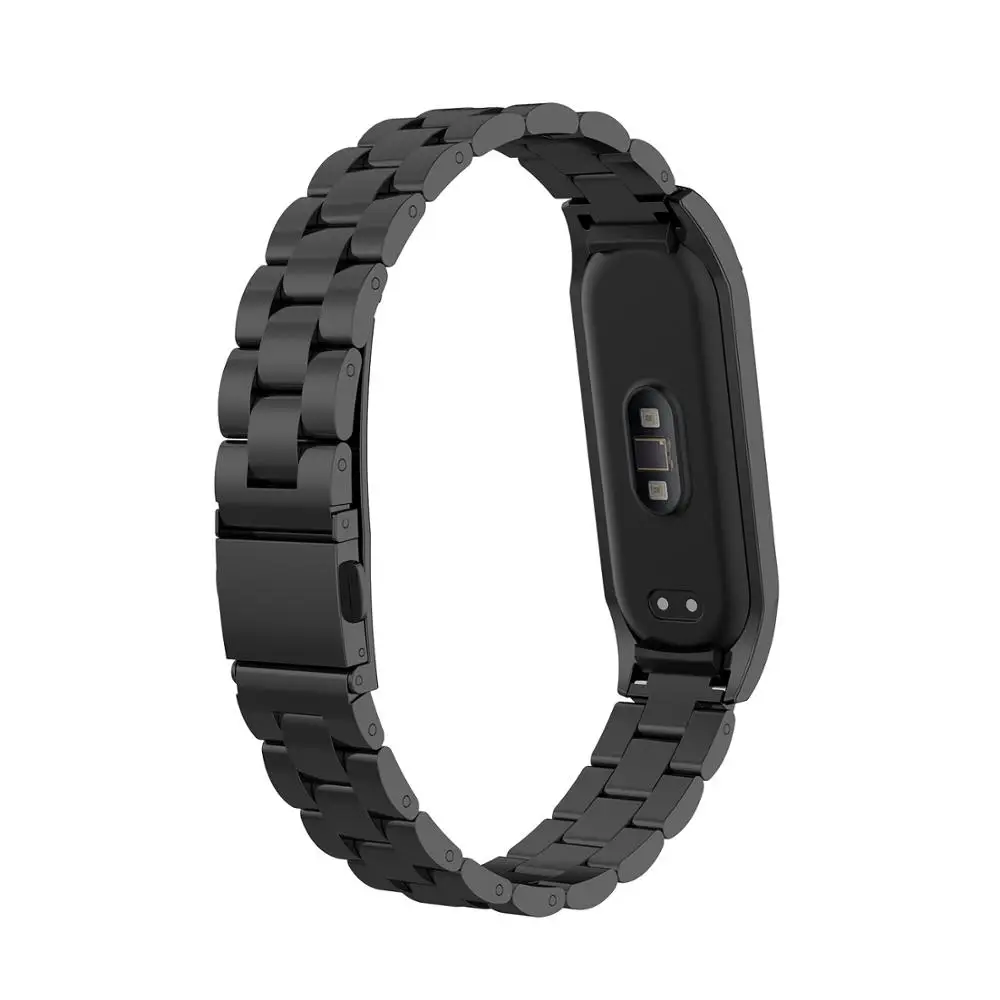 Mi Band 6 5 4 Replacement Metal Strap for Xiaomi band 5 Wrist Strap Stainless Steel Bracelet Wristbands MiBand3 strap Metal Case