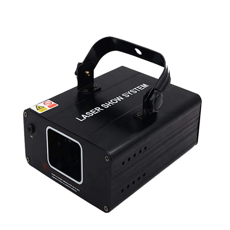 Dj RGB Laser 1 testa Mini Disco Line Beam Scanner Lazer Stage Light Fog Machine Night Club KTV Bar