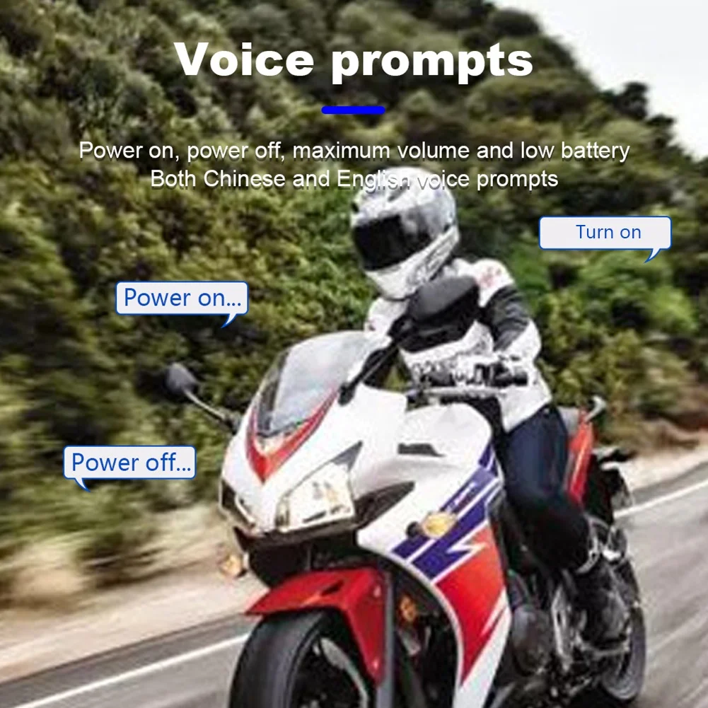 Écouteurs sans fil Bluetooth 5.0 pour Moto, Kit d'appel mains libres, stéréo, Anti-interférence, lecteur de musique MP3, T2