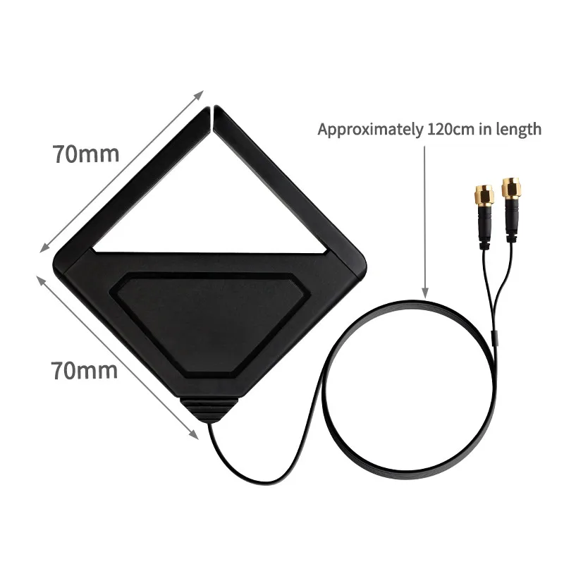 Cabo de antena externa de banda dupla para pcie desktop adaptador wi-fi cartão ax200 sem fio wlan receptor roteador ap