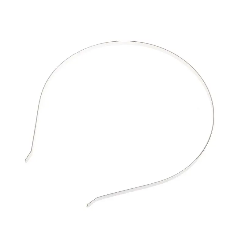 10pcs 5mm Blank Plain Metal Headband Hair Band For DIY Hair Accessories Crafts