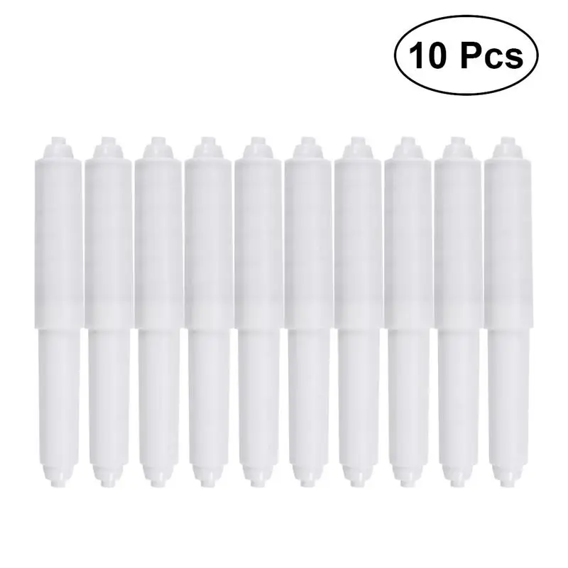 

Ролик для туалетной бумаги, подпружиненный, белый, 10 шт.