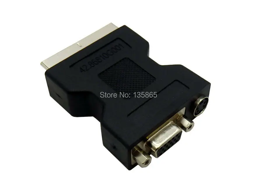 Adapter wideo SCART do VGA i s-adapter do projektora Optoma 42.86810G001 do Optoma HD65 HD700X HD800X HD800XLV