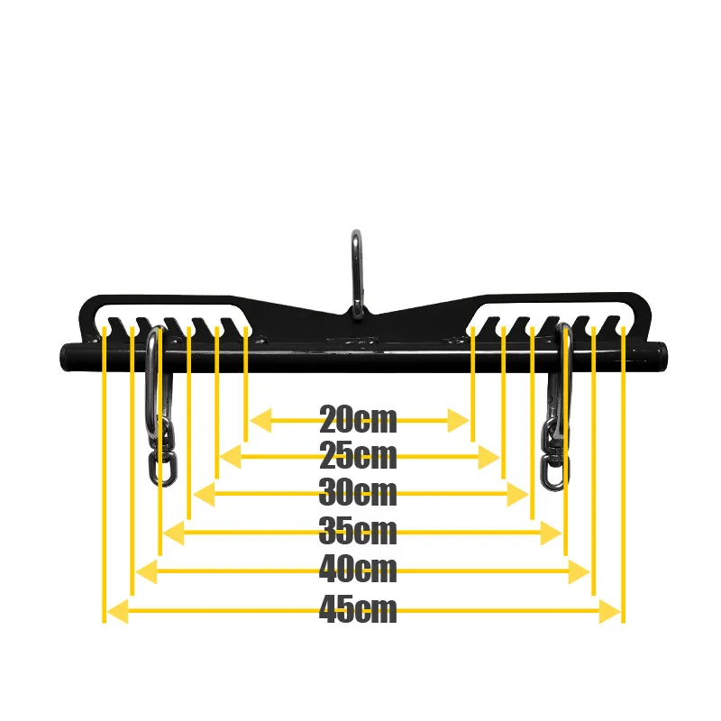 Home Gym Multi-Grip Lat Pull Down Bar Back Spier Gripper Lat Pulldown Handvat Fitness Pulldown Lange Bar Voor Kabel Katrol Machine